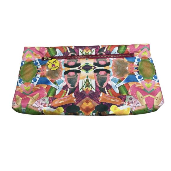 AVAF x Maria Brito Clutch Handbag Multicolor NYC Pop Streetwear Artsy Unique - Picture 2 of 9